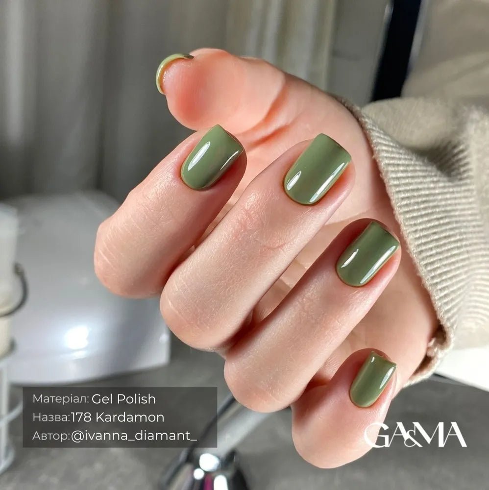 GA&amp;MA Gel polish Hlintveyn collection 178 kardamon 10 ml (TPO free) - Level Up Beauty Supply