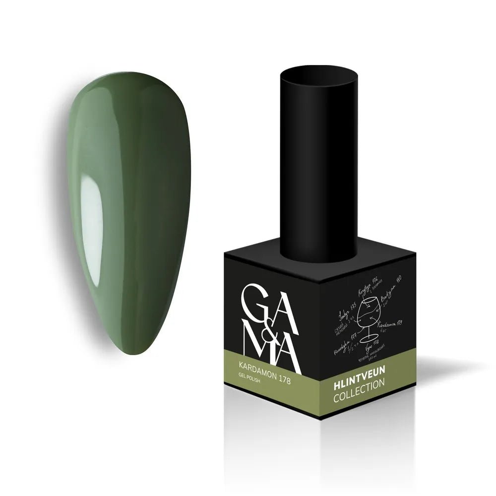 GA&amp;MA Gel polish Hlintveyn collection 178 kardamon 10 ml (TPO free) - Level Up Beauty Supply