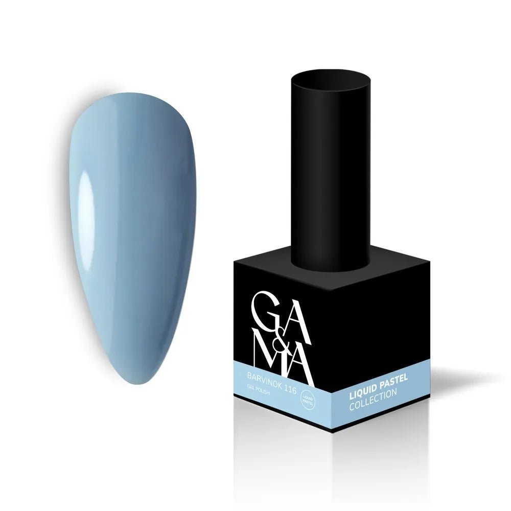 GA&amp;MA Gel polish Liquid pastel 116 barvinok 10 ml (TPO free) - Level Up Beauty Supply