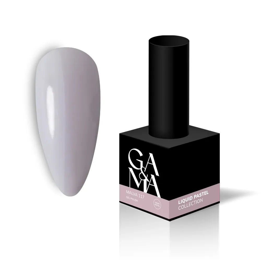 GA&amp;MA Gel polish Liquid pastel 117 Malva 10 ml (TPO free) - Level Up Beauty Supply