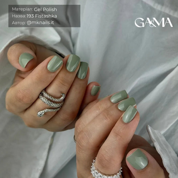 GA&amp;MA Gel polish Monochrome collection 193 Fistashka 10 ml (TPO free) - Level Up Beauty Supply