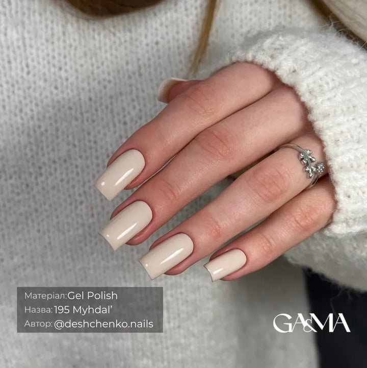 GA&amp;MA Gel polish Monochrome collection 195 Myhdal&