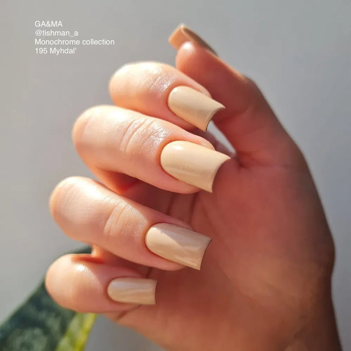 GA&amp;MA Gel polish Monochrome collection 195 Myhdal&