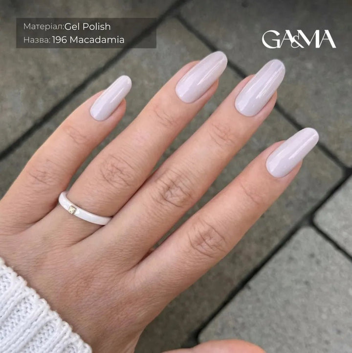 GA&amp;MA Gel polish Monochrome collection 196 Macadamia 10 ml (TPO free) - Level Up Beauty Supply