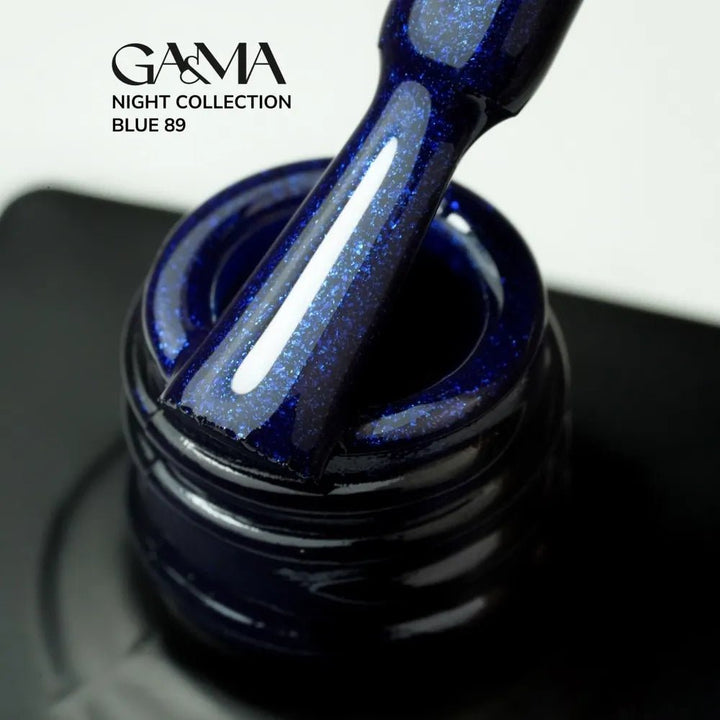 GA&amp;MA Gel polish Night collection 089 Blue 10 ml (TPO free) - Level Up Beauty Supply