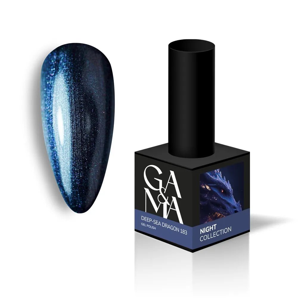 GA&amp;MA Gel polish Night collection 183 Deep - Sea dragon 10 ml (TPO free) - Level Up Beauty Supply