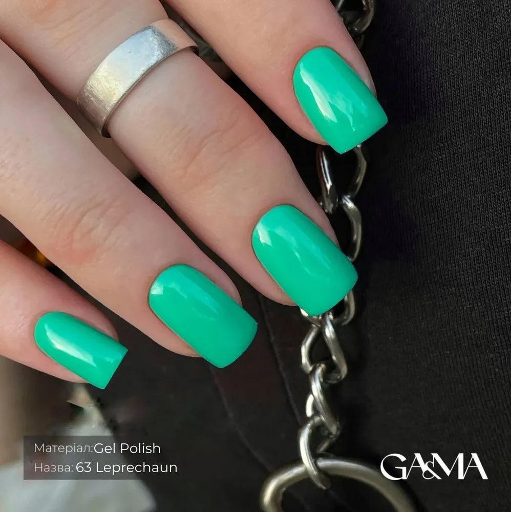 GA&amp;MA Gel polish Pantone collection 063 leprechaun 10 ml (TPO free) - Level Up Beauty Supply