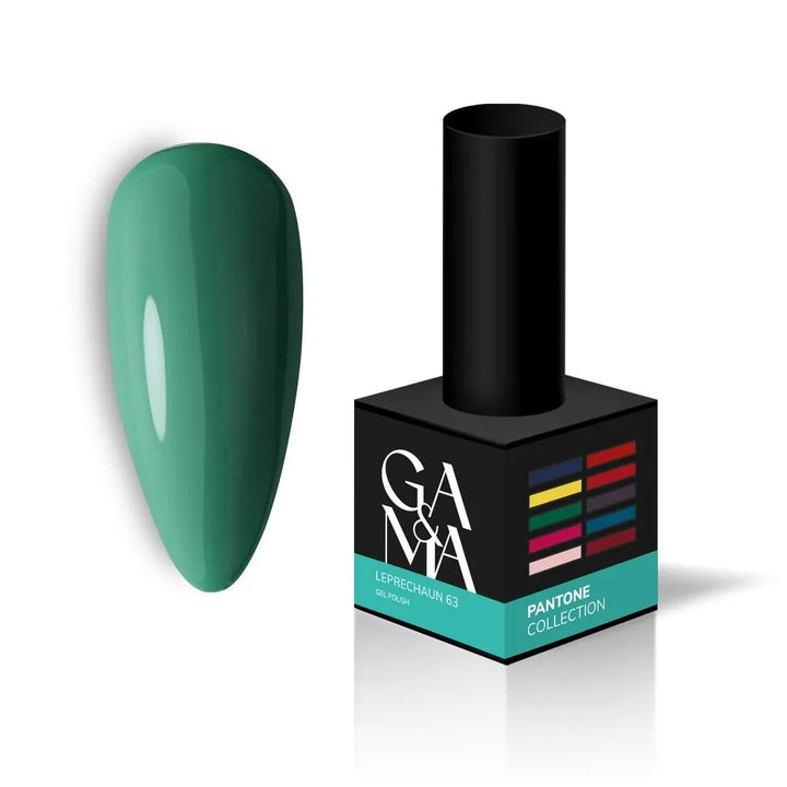 GA&amp;MA Gel polish Pantone collection 063 leprechaun 10 ml (TPO free) - Level Up Beauty Supply