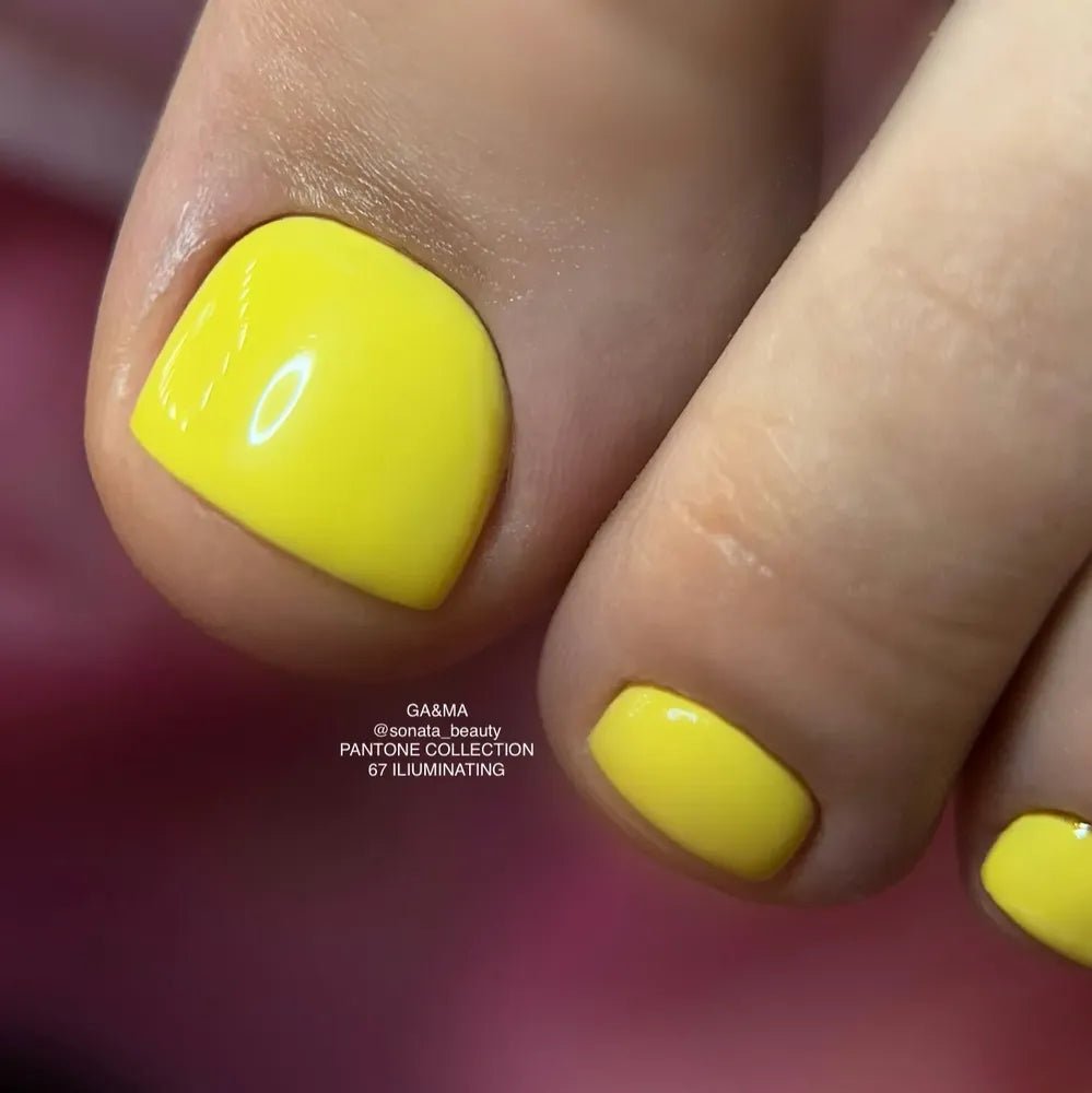 GA&amp;MA Gel polish Pantone collection 067 Illuminating 10 ml (TPO free) - Level Up Beauty Supply