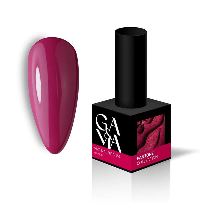 GA&amp;MA Gel polish Pantone collection 151 Viva Magenta 10 ml (TPO free) - Level Up Beauty Supply
