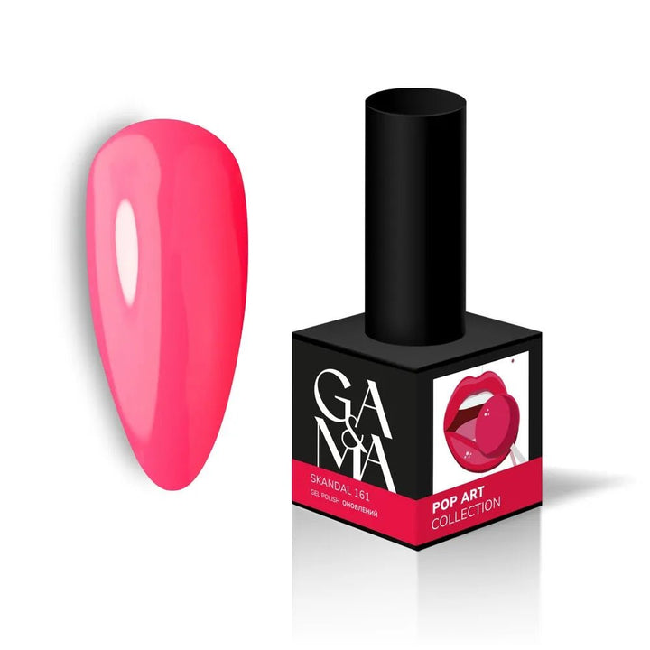 GA&amp;MA Gel polish Pop Art collection 161 Skandal 10 ml (TPO free) - Level Up Beauty Supply