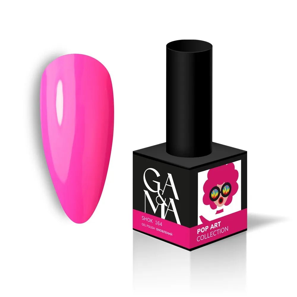 GA&amp;MA Gel polish Pop Art collection 164 Shok 10 ml (TPO free) - Level Up Beauty Supply