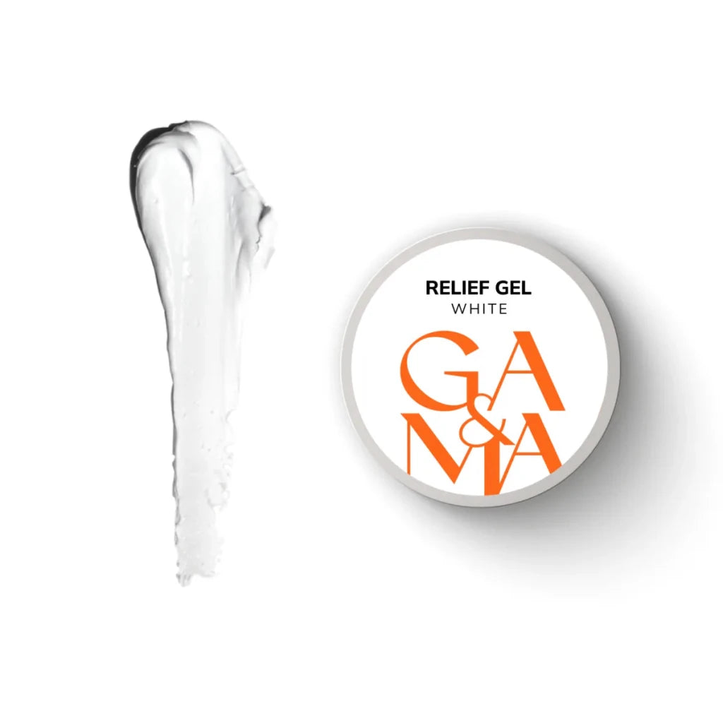 GA&amp;MA Relief Gel White 5 g - Level Up Beauty Supply