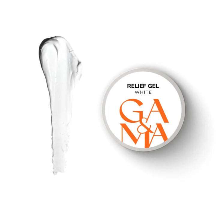 GA&amp;MA Relief Gel White 5 g - Level Up Beauty Supply