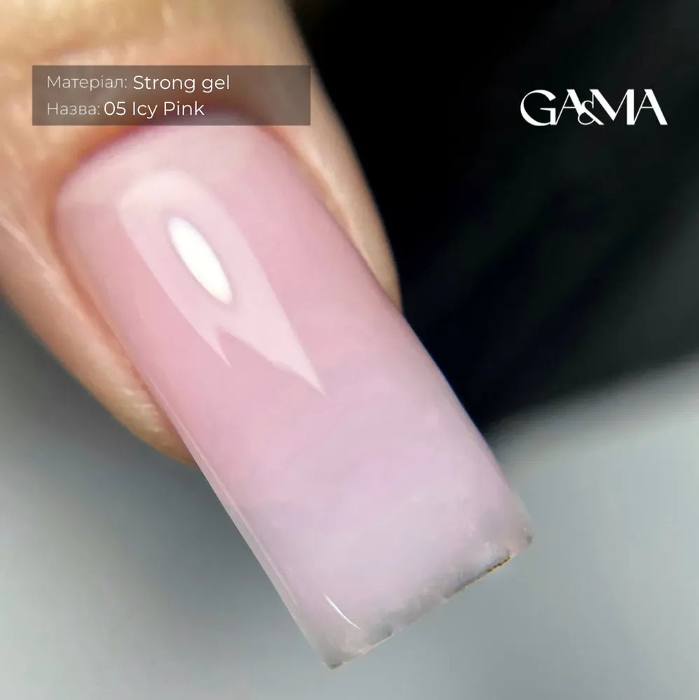 GA&amp;MA Strong Gel 005 Icy Pink 30 ml - Level Up Beauty Supply