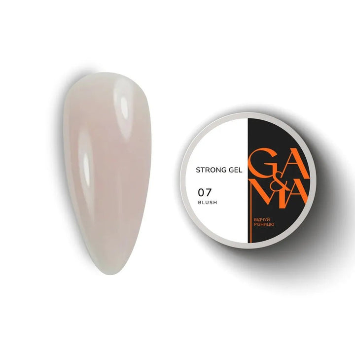 GA&amp;MA Strong Gel 007 Blush 30 ml - Level Up Beauty Supply