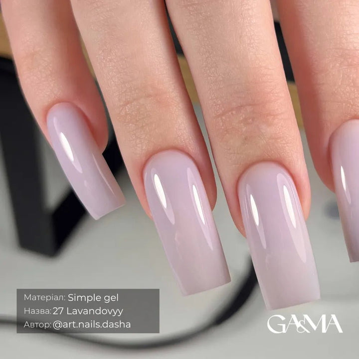 GA&amp;MA Simple gel 027 Lavandovyy - Level Up Beauty Supply