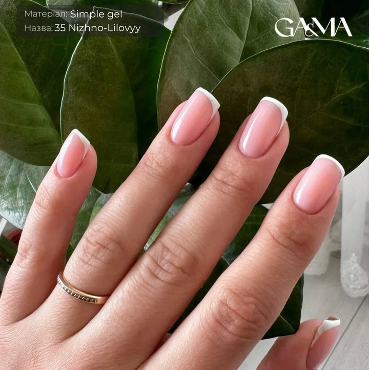 GA&amp;MA Simple gel 035 Nizhno - lilovyy - Level Up Beauty Supply