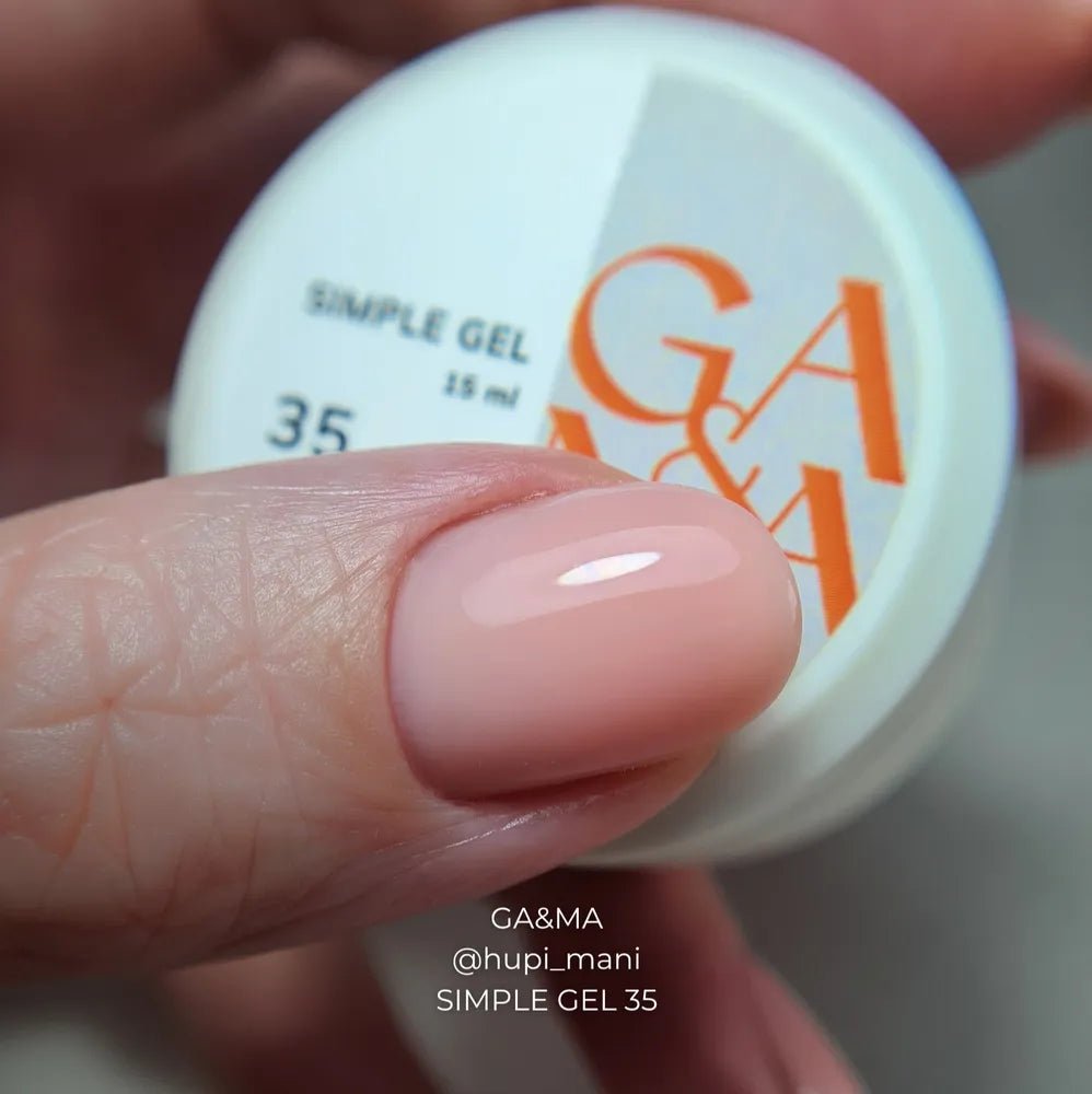 GA&amp;MA Simple gel 035 Nizhno - lilovyy - Level Up Beauty Supply
