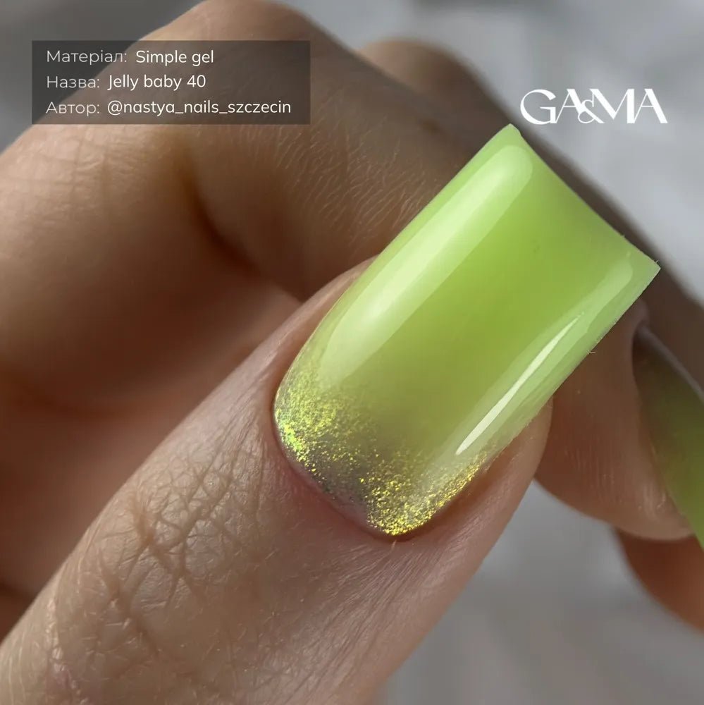GA&amp;MA Simple gel 040 Jelly Baby - Level Up Beauty Supply