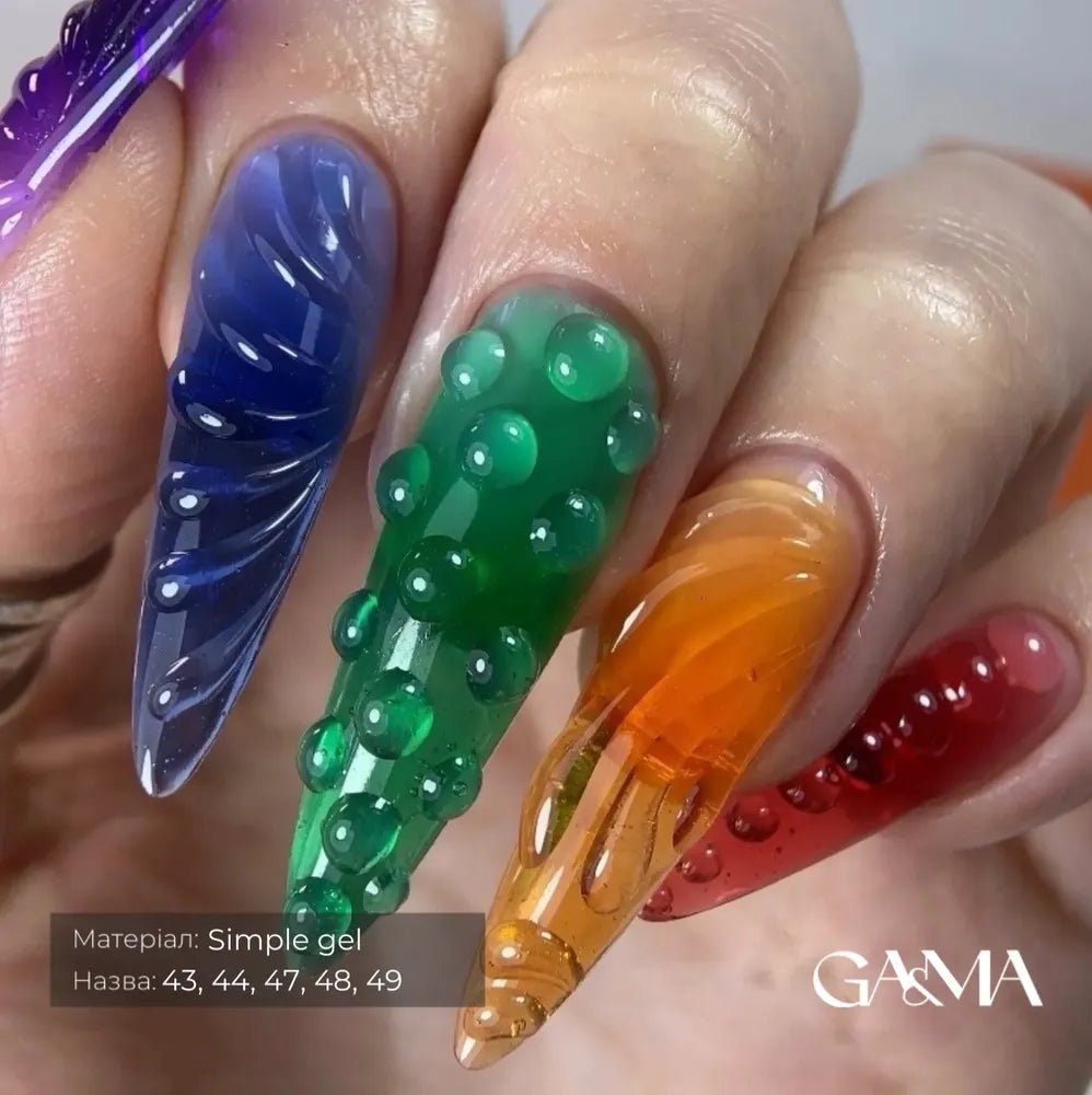 GA&amp;MA Simple gel 049 Emerald - Level Up Beauty Supply
