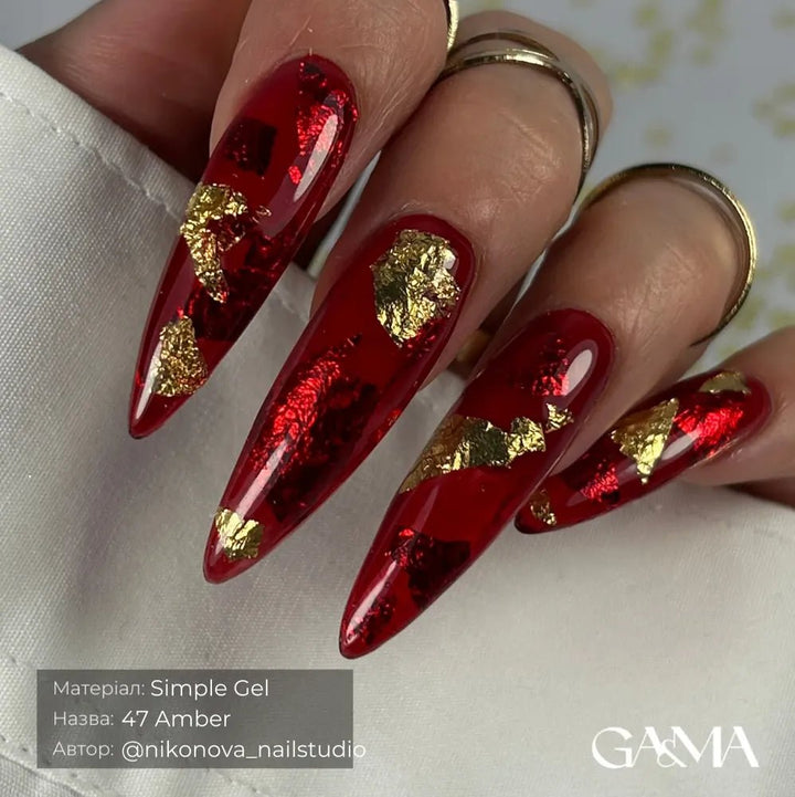 GA&amp;MA Simple gel 047 Amber - Level Up Beauty Supply