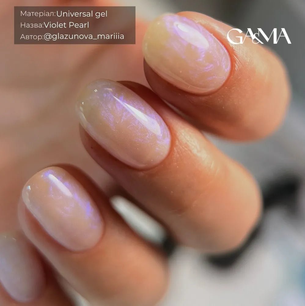 GA&amp;MA Universal Gel Violet Pearl limited 15 ml - Level Up Beauty Supply