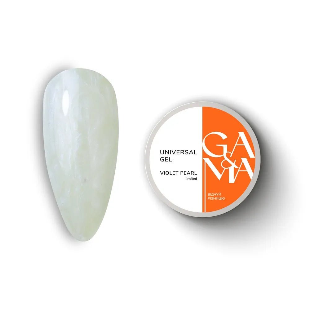 GA&amp;MA Universal Gel Violet Pearl limited 15 ml - Level Up Beauty Supply