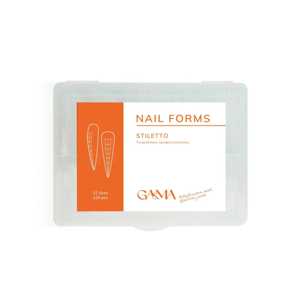 GA&amp;MA Dual Forms Stiletto, 120 pcs - Level Up Beauty Supply