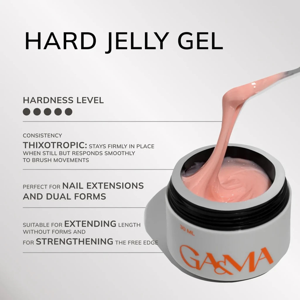 GA&amp;MA Hard Jelly gel Peony - Level Up Beauty Supply