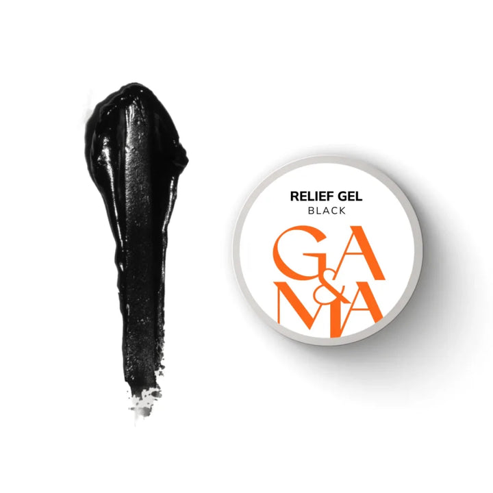 GA&amp;MA Relief Gel Black 5 g - Level Up Beauty Supply