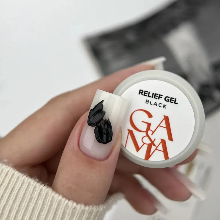 GA&amp;MA Relief Gel Black 5 g - Level Up Beauty Supply