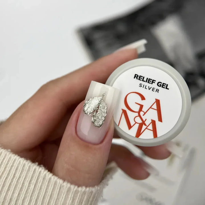 GA&amp;MA Relief Gel Silver 5 g - Level Up Beauty Supply