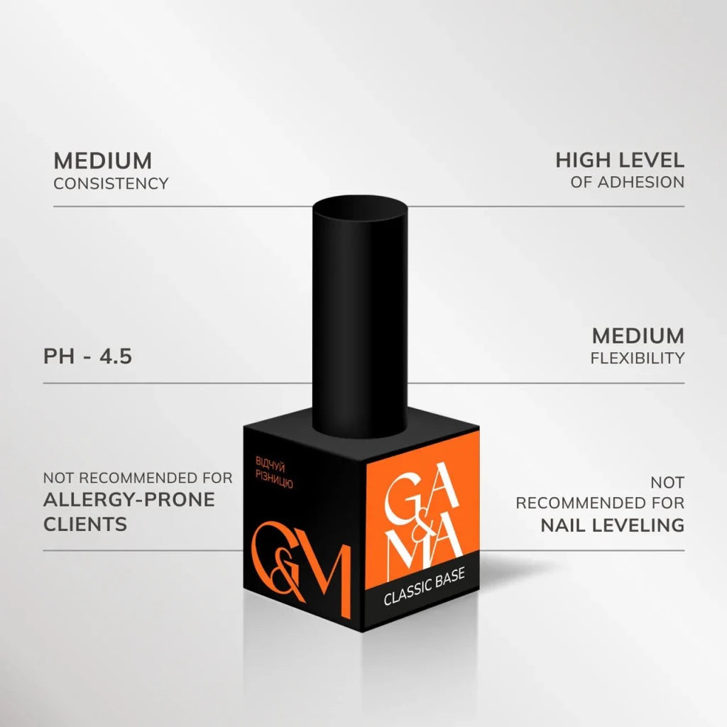 GA&amp;MA Classic Base 15 ml - Level Up Beauty Supply
