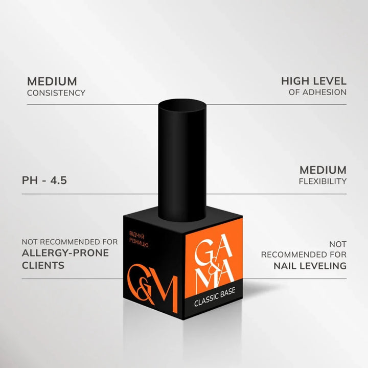 GA&amp;MA Classic Base 15 ml - Level Up Beauty Supply