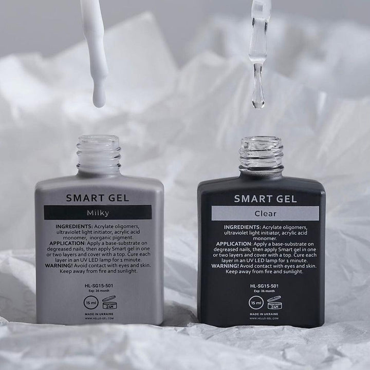 HEYLOVE Smart Builder Gel "Milky", 15ml (TPO Free) - Level Up Beauty Supply