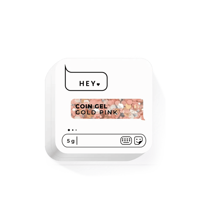 HEYLOVE - Coin Gel Gold Pink, 5g - Level Up Beauty Supply