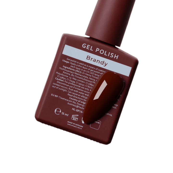 HEYLOVE Gel Polish "Brandy", 15 ml (TPO Free) - Level Up Beauty Supply