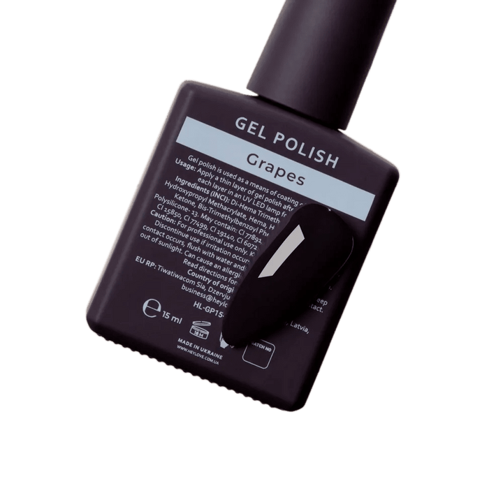 HEYLOVE Gel Polish "Grapes", 15 ml (TPO Free) - Level Up Beauty Supply