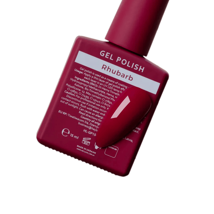 HEYLOVE Gel Polish "Rhubarb", 15 ml (TPO Free) - Level Up Beauty Supply