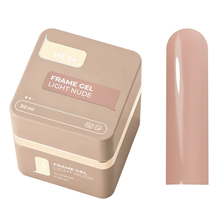 HEYLOVE - Frame Gel "Light Nude", 30 ml - Level Up Beauty Supply
