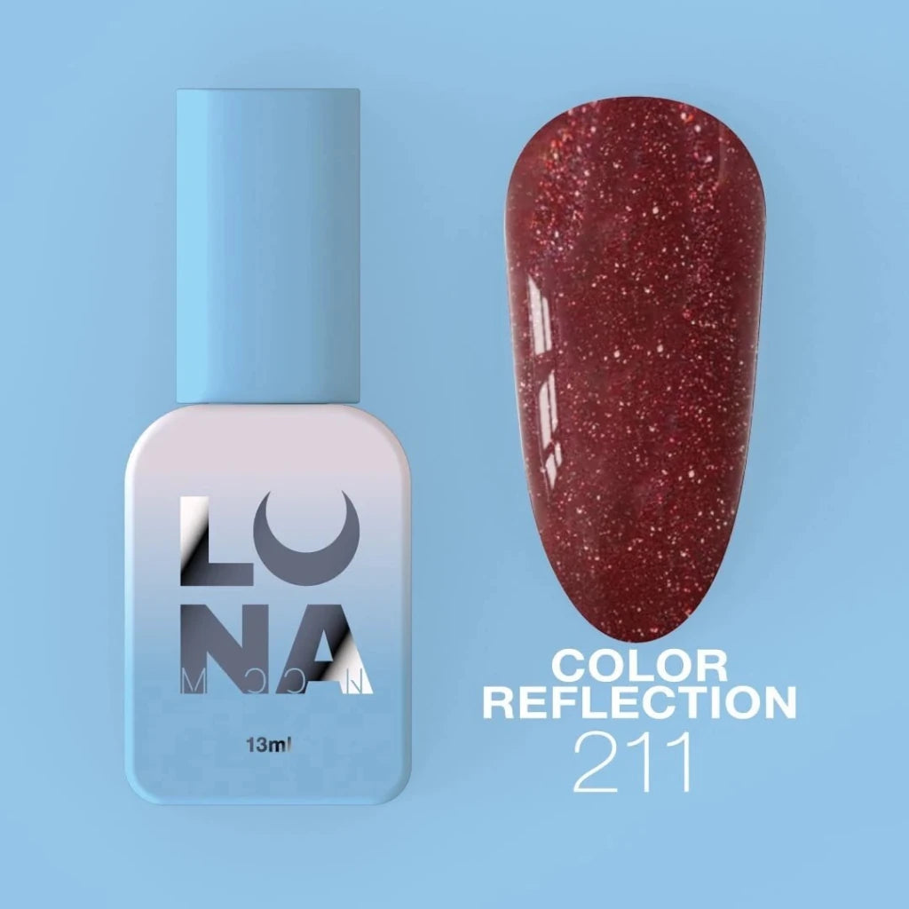 LUNAmoon Colour Gel Polish Reflection 211, 13ml - Level Up Beauty Supply