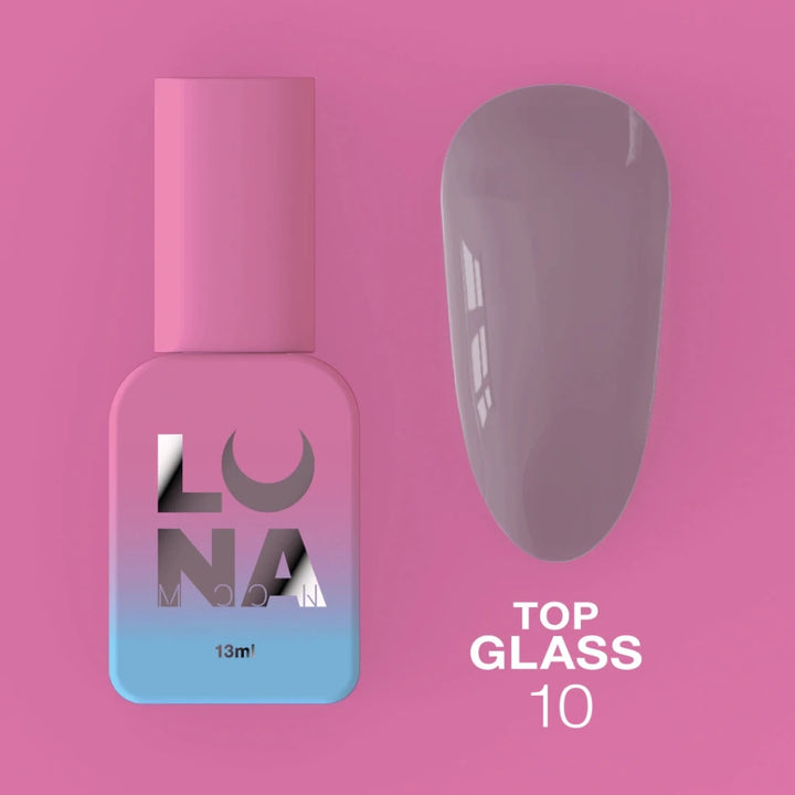 LUNAmoon Colour Top Glass 10, 13ml - Level Up Beauty Supply