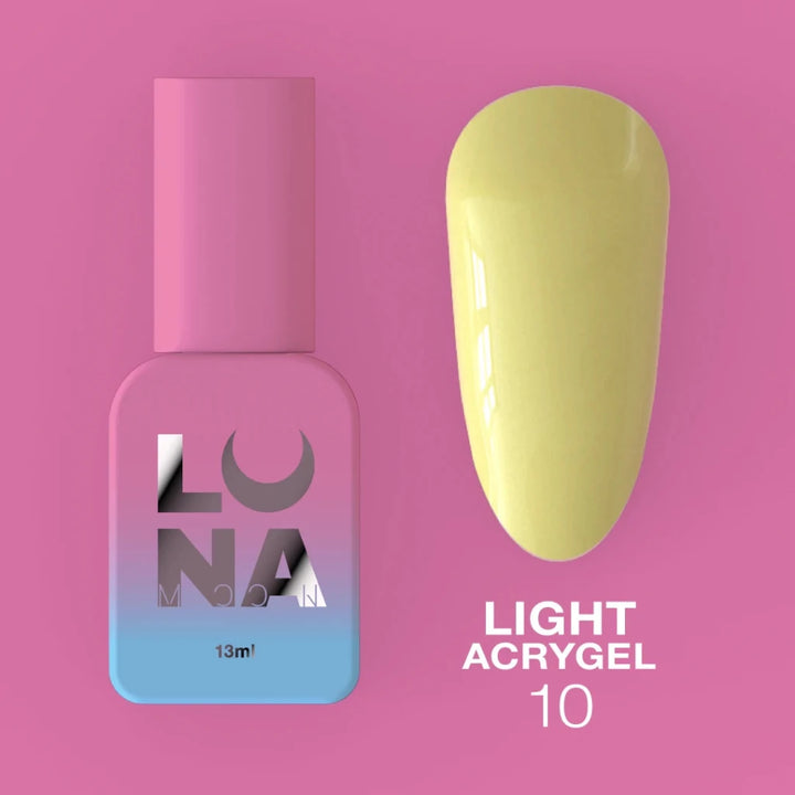 LUNAmoon Liquid Light Acrygel 10, 13ml - Level Up Beauty Supply