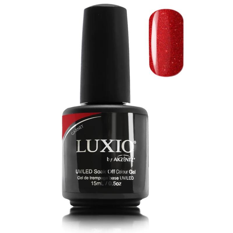 Luxio Colour gel - GARNET (Glitter), 15ml - Level Up Beauty Supply