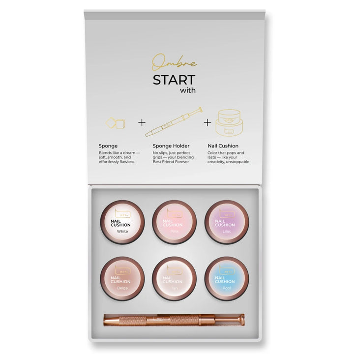HEYLOVE, Nail cushion set «White», 6 pcs - Level Up Beauty Supply