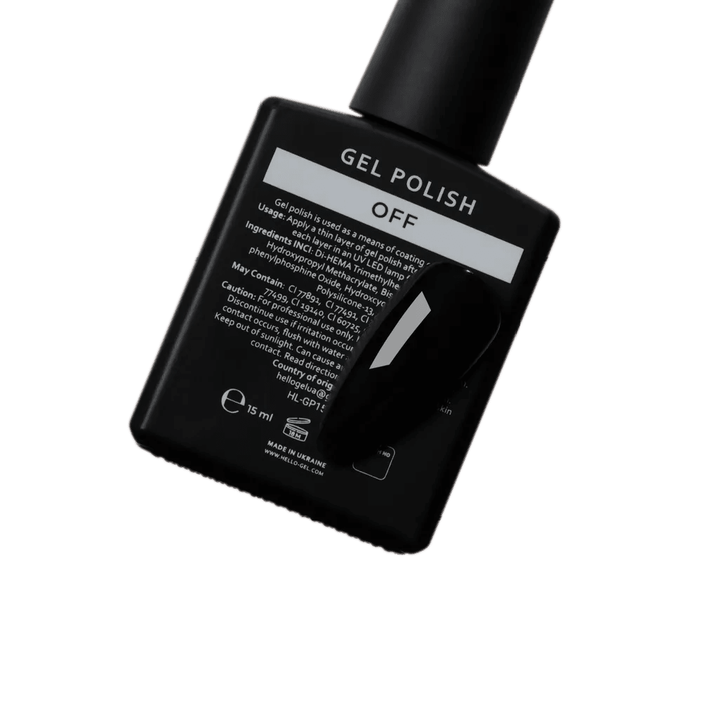 HEYLOVE Gel Polish "OFF", 15ml (TPO Free) - Level Up Beauty Supply