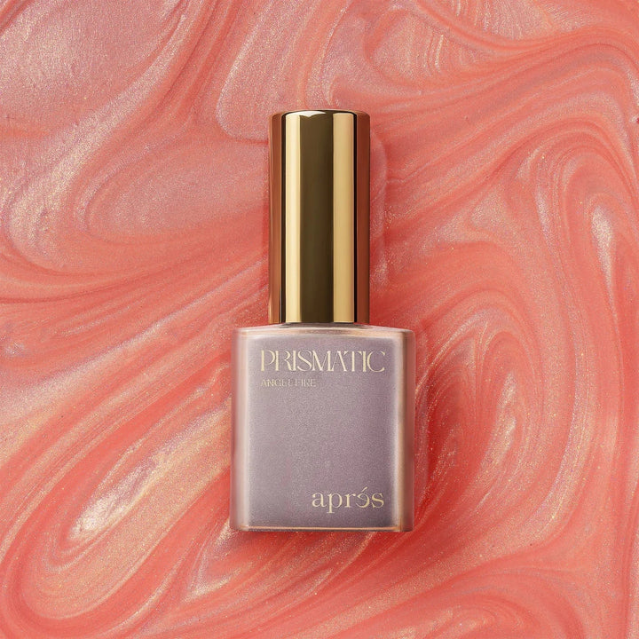 Aprés - Prismatic color gel polish "Angel Fire", P15(HEMA/TPO/TMPTA-Free), 10ml - Level Up Beauty Supply