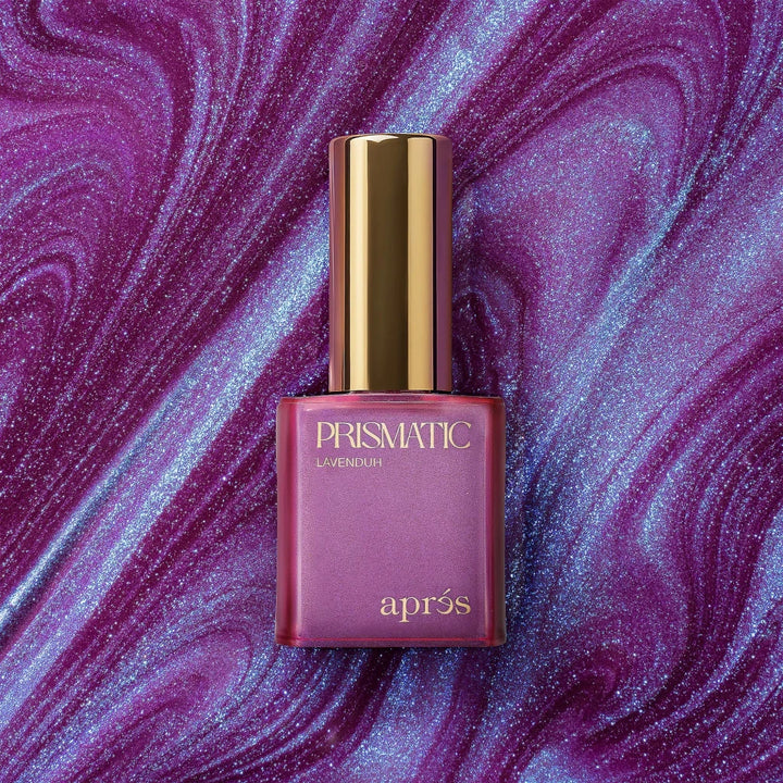 Aprés - Prismatic color gel polish "LavenDUH", P16(HEMA/TPO/TMPTA-Free), 10ml - Level Up Beauty Supply
