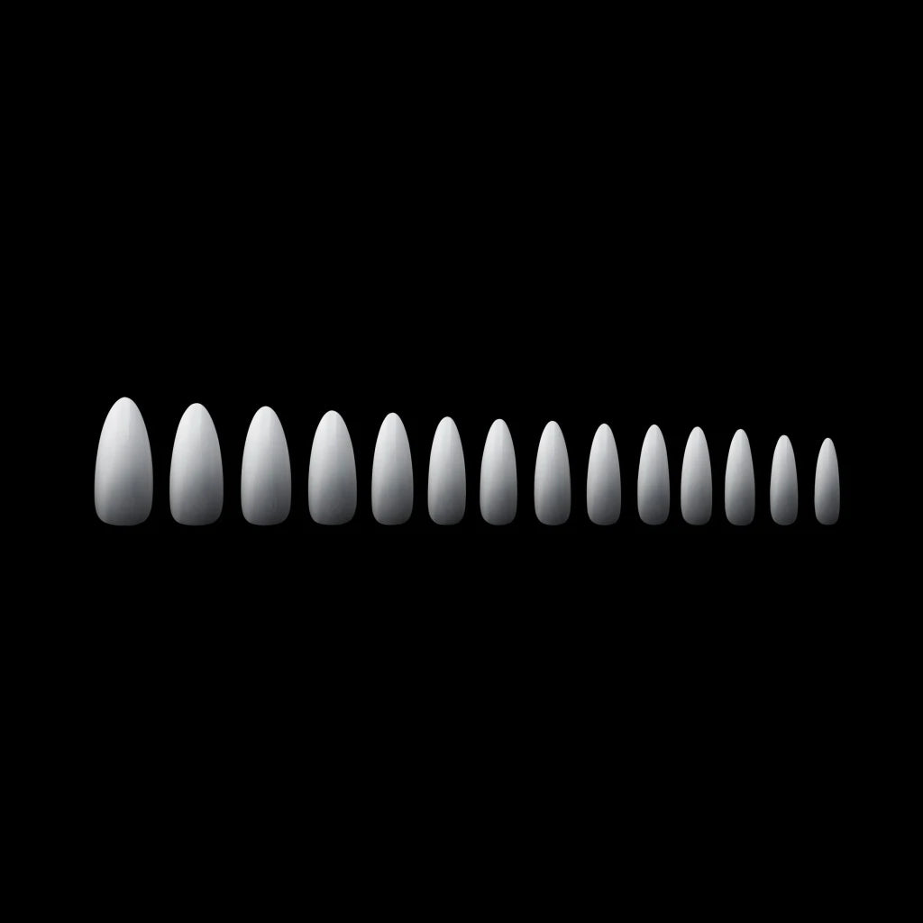 Aprés - Ombré Gel-X® Sculpted Almond Medium Tip Box of Tips - (14 sizes, 210pcs) - Level Up Beauty Supply